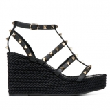 2022 Latest Sexy Summer Women Bohemia Upper High Wedge Heel weave strap Girls Wedge Sandal Shoes